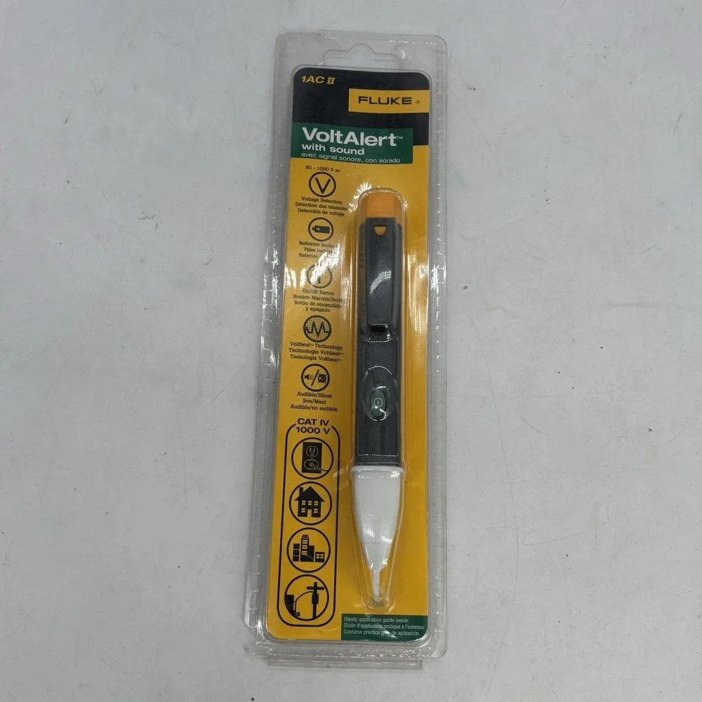 Fluke 1ACII VoltAlert with Sound AC Volt Detector 90-1000Vac New SEALED